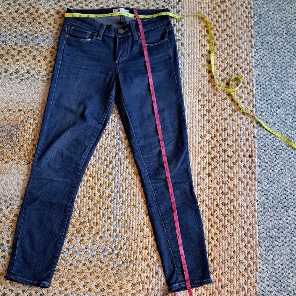PAIGE Dark Indigo Skinny Jeans